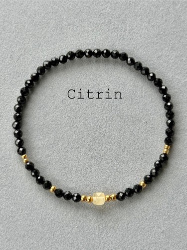 Armband aus schwarzem turmalin - armband,