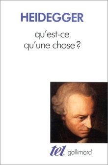 Quest quune chose von - quest-ce, ?