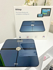 Personen Waage Withings glass Digital WLAN Waage Wifi Body Scale schwarz