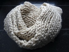 Dicker Schal  Wolle no Mohair