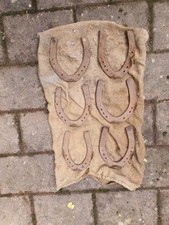 Hufeisen aus Eisen , Deko , Glücksbringer, Schrottplatzkunst