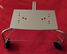 TV - Hifi - Medienrack, silber mit  Rollen 