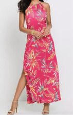 Damen Maxi Kleid Dress Blumen