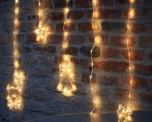 Lichterkette für die wand - lichterkette,