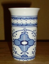 Lichte Fine China1 Blumenvase, Echt Kobalt, Made in GDR