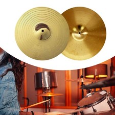 2x Jazz Drum Crash Becken