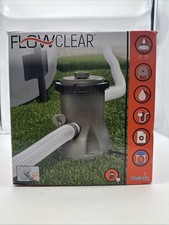 Bestway Flowclear Filterpumpe 58381 – 1.249 l/h, Kartuschenfilter, 16,5x14,5x21