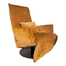 Bullfrog Sessel Baboo Stoff Shabby Chic Cognac 799 24 Gelb Gestell Metall 