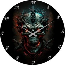 Wanduhr totenkopf skull - ,