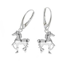 Pferd Klapp-Brisur Ohrringe