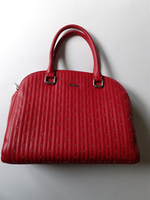Handtasche, rot, von David Jones