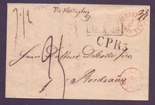 Vorphila Brief 1845 aus