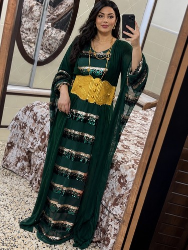 Kaftan maxikleid damen - kaftan,