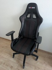 Legend Gaming Stuhl schwarz/rot mit leichten Rollen