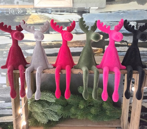 Flock elch figur - figur, beflockt