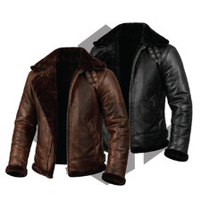 Herren Lammfell Leder