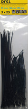 Kabelbinder Schwarz Kunststoff