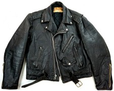 EXCELLED Perfecto US Vintage Biker Motorrad Harley Lederjacke 50 M-L