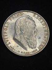 5 Mark Luitpold Prinz Von Bayern 1911 D Kaiserreich Silber