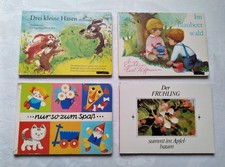 4 DDR Pappbilderbücher, 80-er