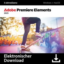 Adobe Premiere Elements 2025 WIN / MAC 1-User / 3-Jahre / ML  / KEY
