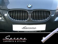 BMW  5er E60 Touring E61 Chrom Zierleisten Set für die Kühlergrill Nieren 3M