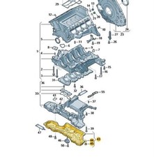 Original Ölwanne Motorölwanne Unterteil Audi A6 A7 RS6 RS7 079103602CF Neu