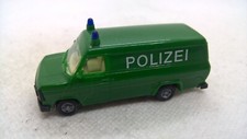 Praliné 1:87 Ford Transit ´78 Kastenwagen Polizei grün langer Radstand (63)