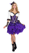 Saloon Girl Kostüm Damen Tänzerin Can Can Western lila Karneval Fasching KK