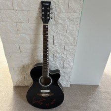 Keytone Westerngitarre S3991CT2 – Akustikgitarre Cutaway Schwarz, Einsteiger