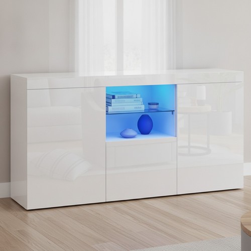 Weißes modernes sideboard - modernes,