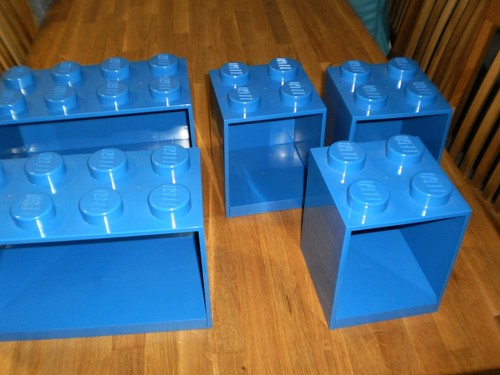 Lego regal bausteinregal blau - ,