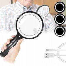 5/10 Fach LED Lupe Leselupe