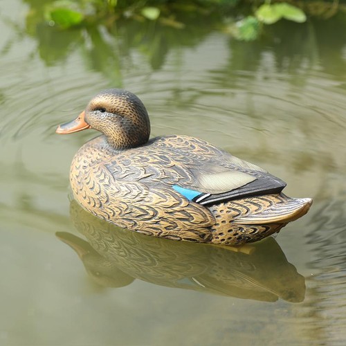 Schwimmende plastik stockente - schwimmende,
