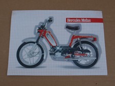 Original Werbung Prospekt Din A4 Hercules Prima GX, 2S 3S, 4 5 5S Mofa Moped