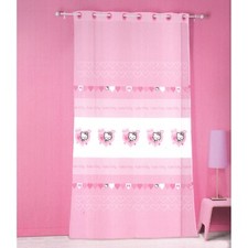 Sanrio Hello Kitty 1 St. DELUXE Fertig-Gardine Ösen-Schal L 290cm x B 140cm