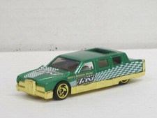 Cadillac Stretch-Limousine grünmetallic "Taxi", ohne OVP, Hot Wheels, ca. 1:64