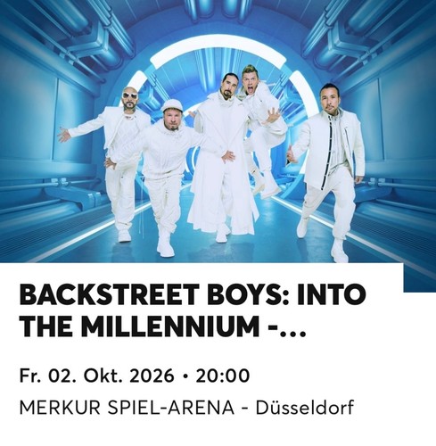 Ticket backstreet boys - 1,