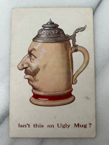 Ansichtskarte ugly mug - ugly,