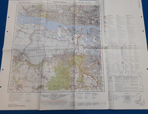 Topographische karte l2524 - l2524, bw