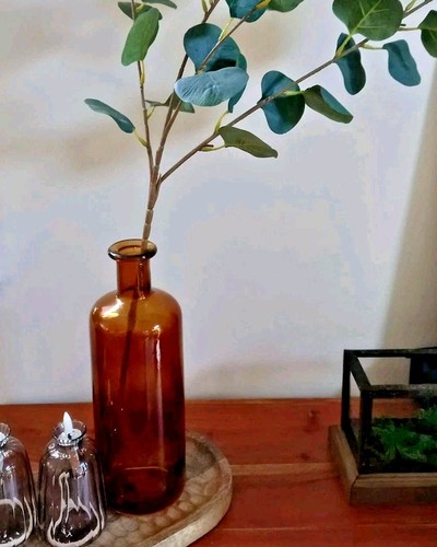 Flasche braun vase - vase, 28cm