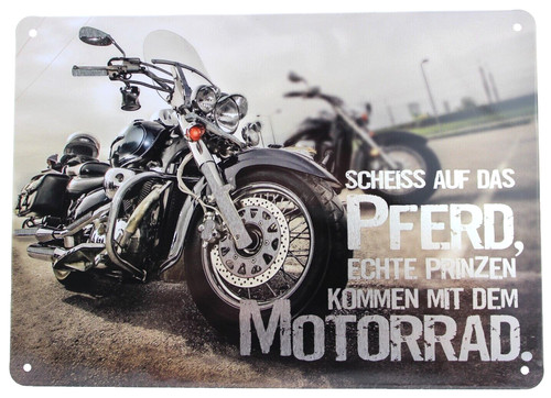 Motorrad schild lustiges - ke,