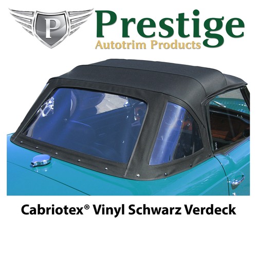 Triumph tr6 pvc - schwarz, cabrio