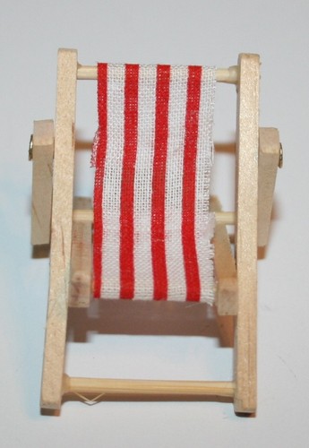 Dekoration miniliegestuhl - dekoration,