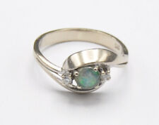 Weißgold Voll Opal Diamant