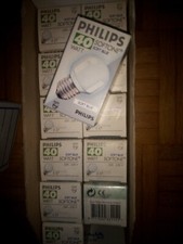 12x PHILIPS Softone  E27  - 230V - 40W - SOFT Blue in OVP aus geprüften Lager!