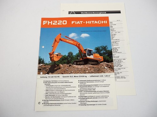 Prospekt fiat hitachi fh220 - fiat,