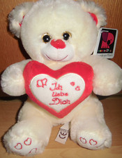Stofftier Teddybär Ich liebe