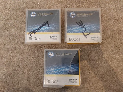 Lto3 ultrium rw 800gb - x3, hp
