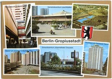 AK BERLIN RUDOW /NEUKÖLLN Gropiusstadt, Lipschitzallee, Zwickauer Damm etc 70er